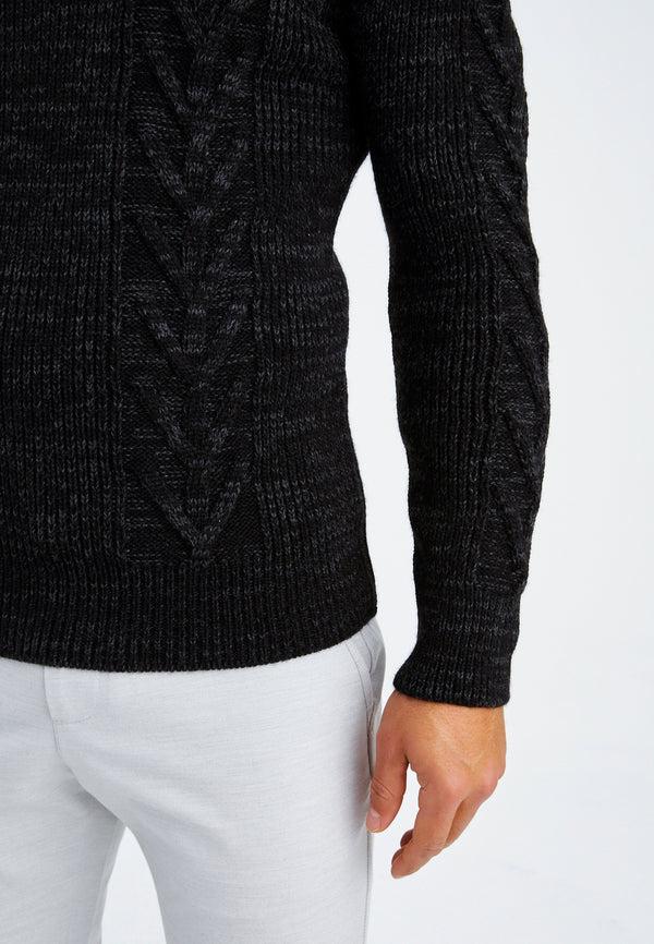 Leif Nelson Grobstrick Rollkragenpullover