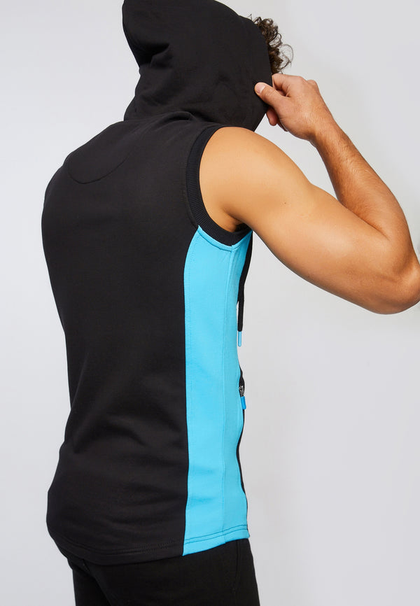 Leif Nelson Gym-Sweatjacke Kapuze Ärmellos