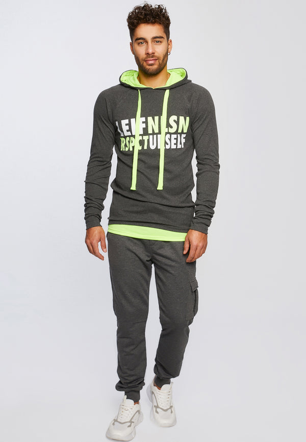 Leif Nelson Gym-Sweatshirt Kapuze