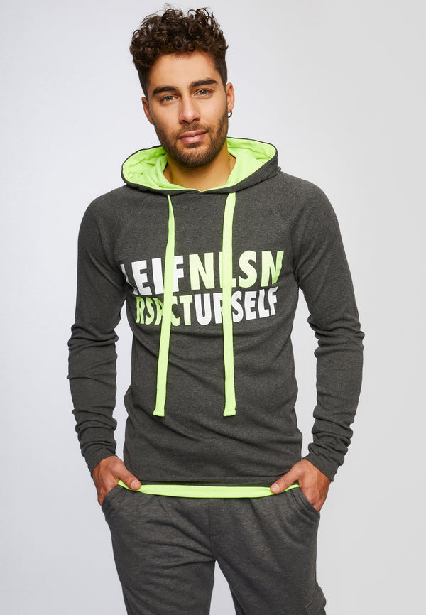 Leif Nelson Gym-Sweatshirt Kapuze