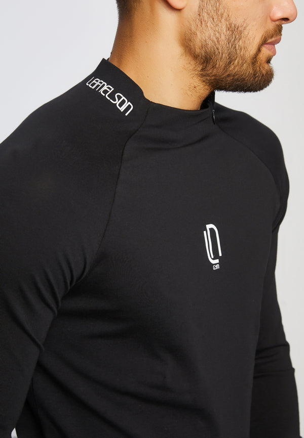 Leif Nelson Gym-Sweatshirt Stehkragen