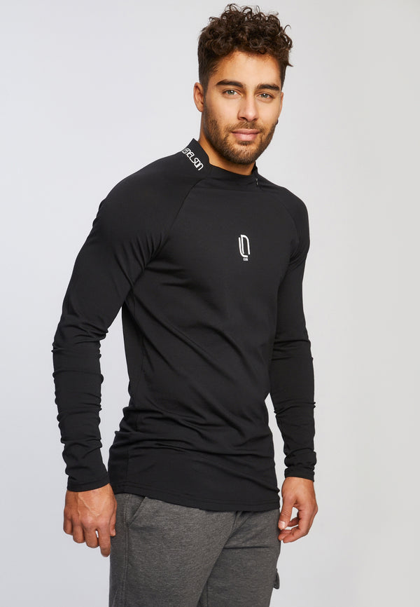 Leif Nelson Gym-Sweatshirt Stehkragen