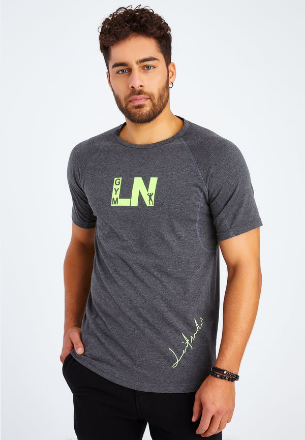Leif Nelson Gym-T-Shirt Rundhals