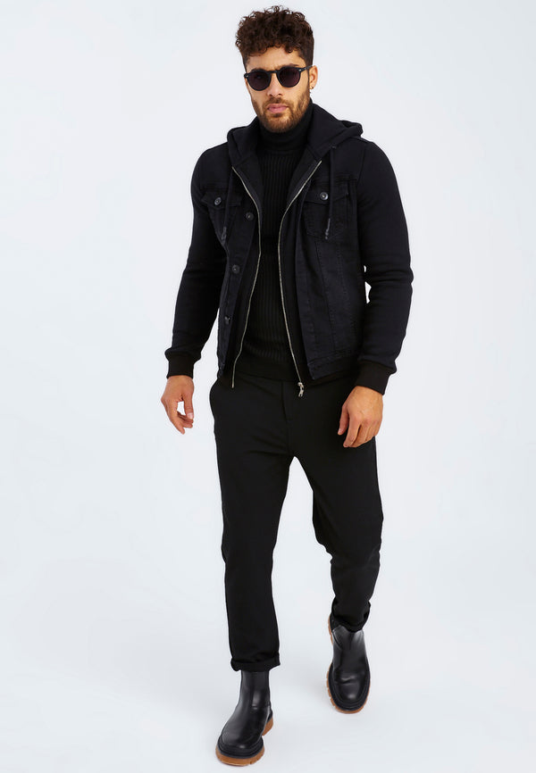 Leif Nelson Jeansjacke Mit Kapuze