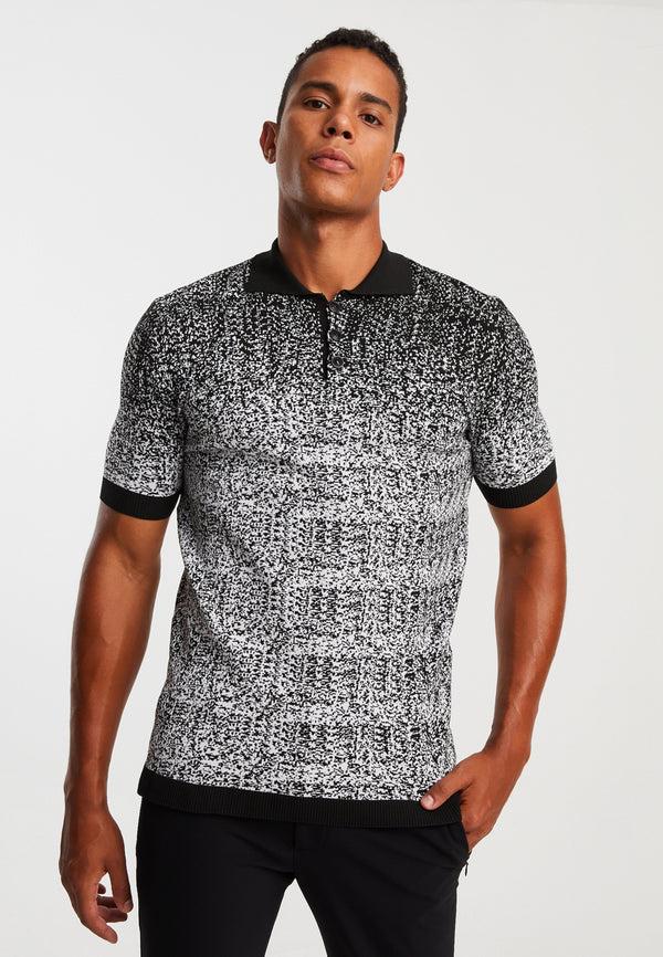 Leif Nelson Polo-Shirt Feinstrick