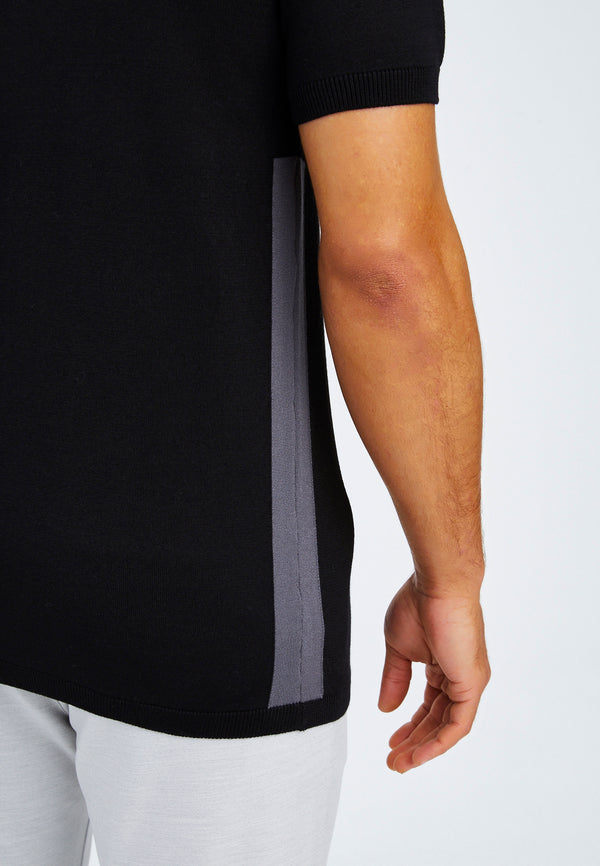 Leif Nelson Polo-Shirt Feinstrick