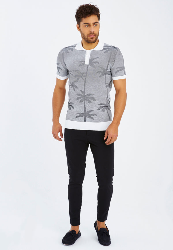 Leif Nelson Polo-Shirt Feinstrick