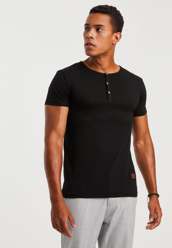 Leif Nelson Rundhals-Shirt