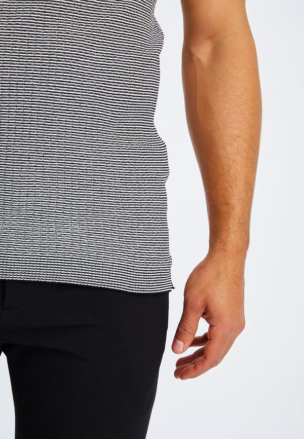 Leif Nelson Rundhals-Shirt Feinstrick