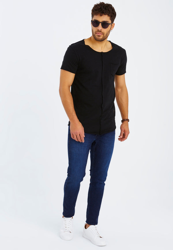 Leif Nelson Rundhals-Shirt