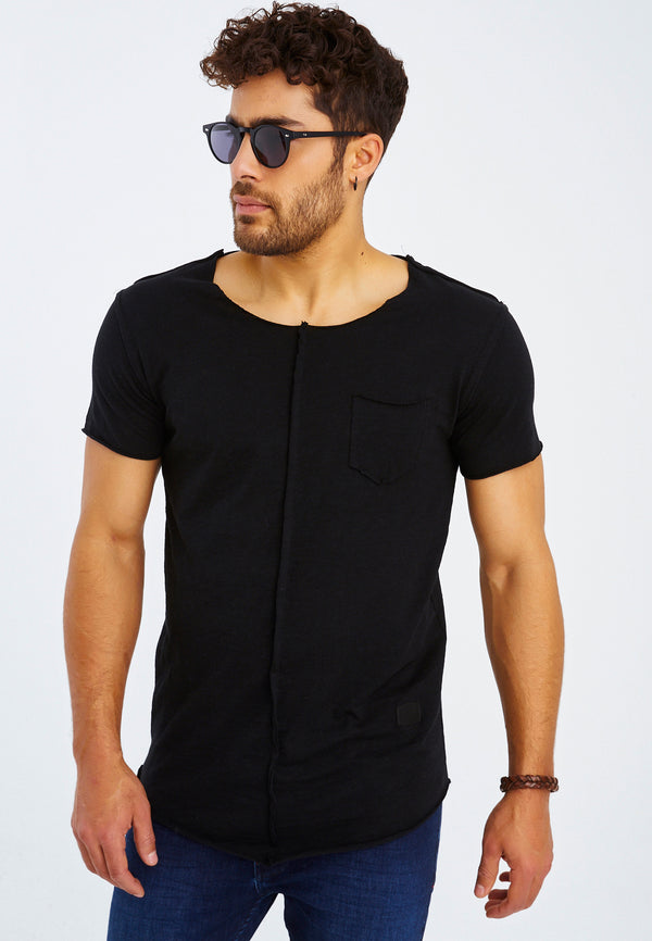 Leif Nelson Rundhals-Shirt