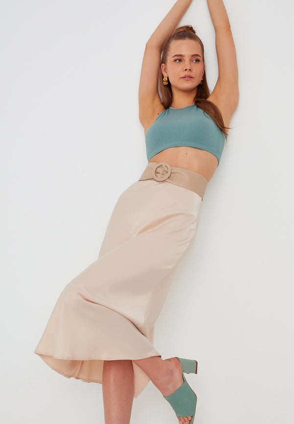 Leif Nelson Seamless Crop Top Aermellos
