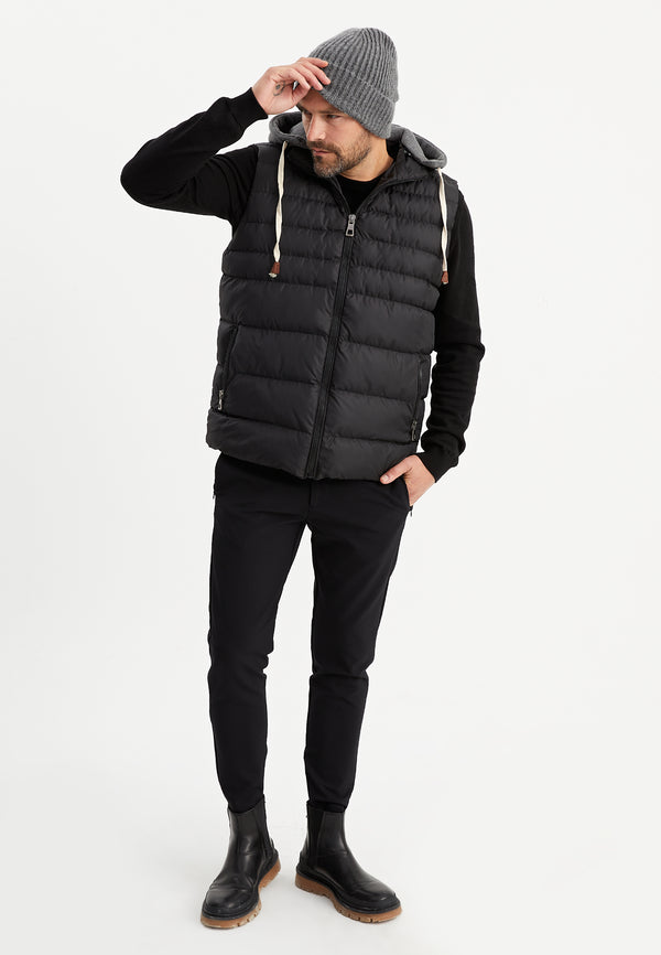 Leif Nelson Steppweste Mit Kapuze