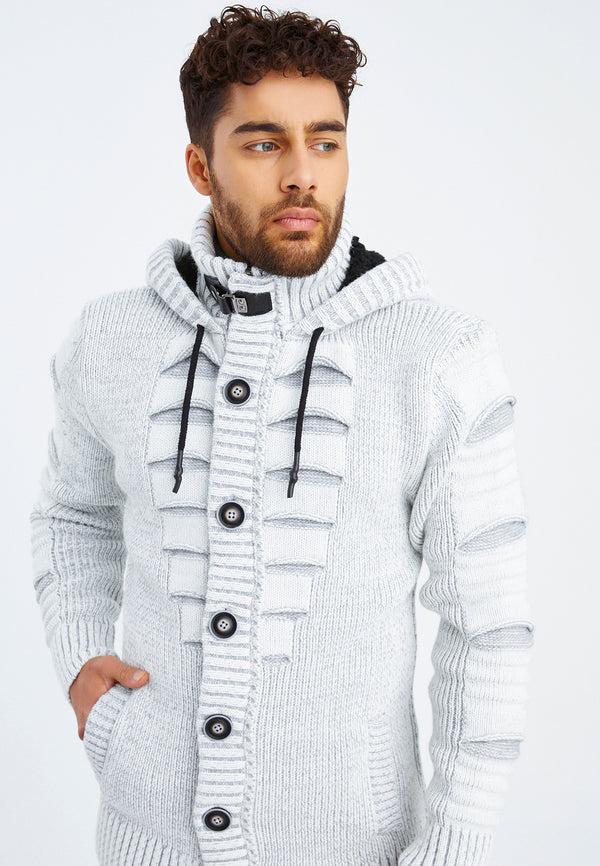 Leif Nelson Strickjacke Mit Kapuze