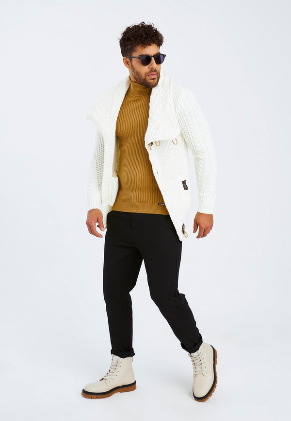 Leif Nelson Strickjacke Mit Schalkragen