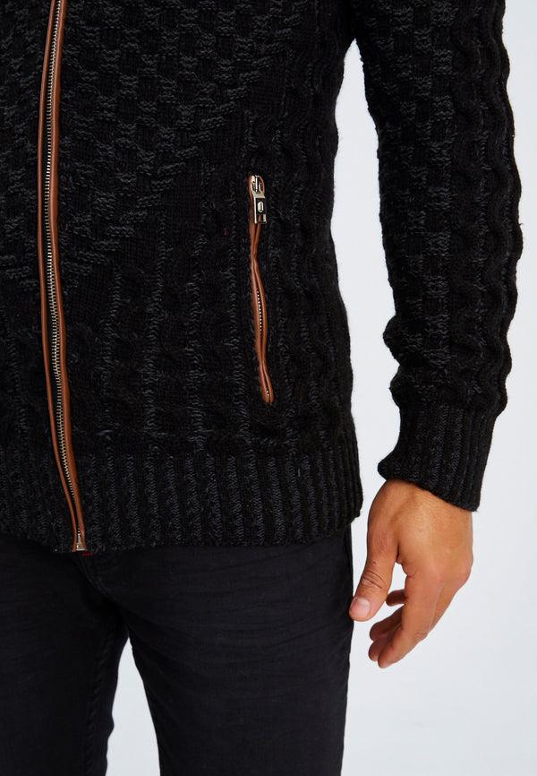 Leif Nelson Strickjacke Mit Schalkragen