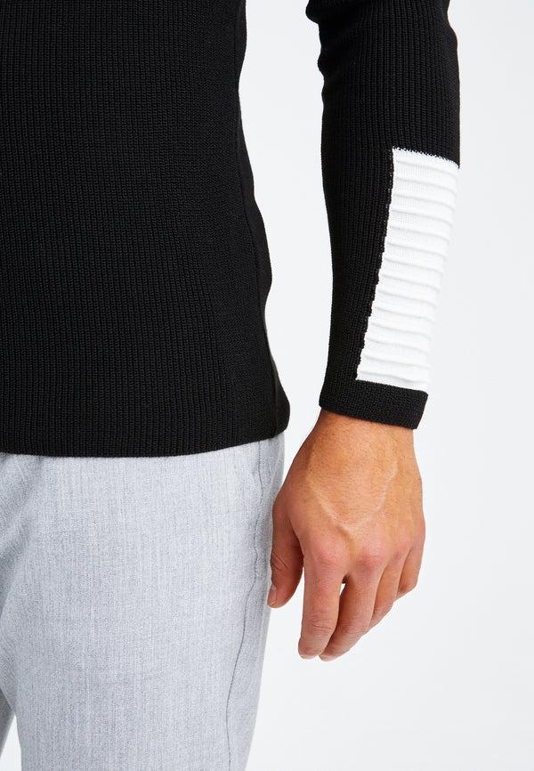 Leif Nelson Strickpullover Feinstrick Rundhals