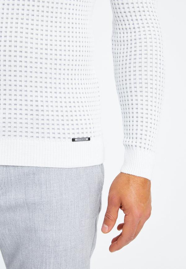 Leif Nelson Strickpullover Feinstrick Rundhals