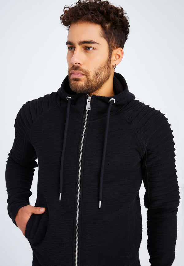 Leif Nelson Sweatjacke mit Kapuze