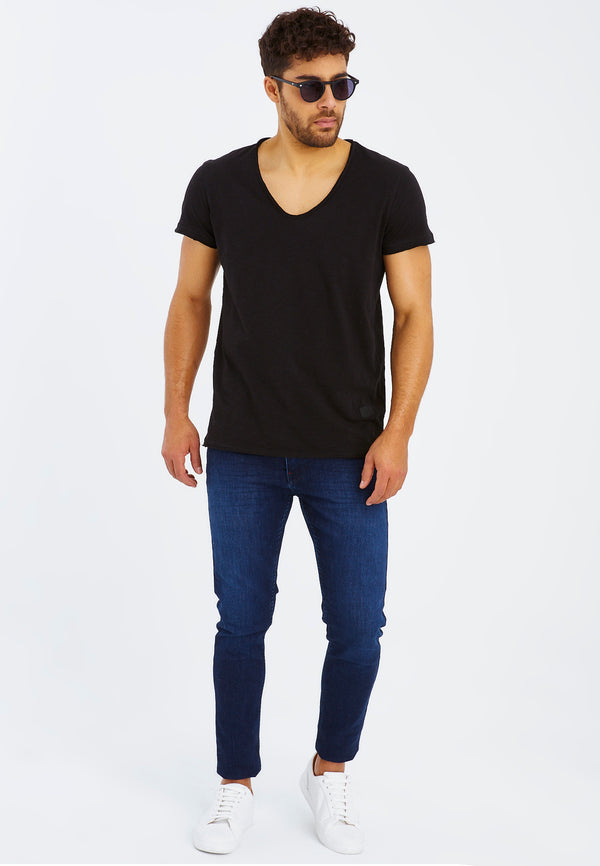 Leif Nelson T-Shirt V-Ausschnitt