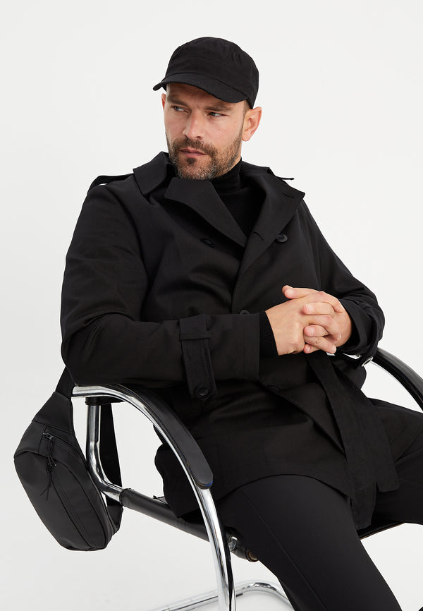 Leif Nelson Zweireihiger Trenchcoat