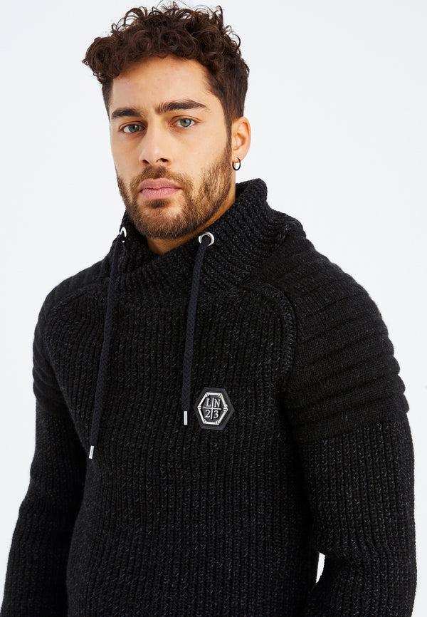 Leif Nelson Strickpullover Grobstrick Mit Schalkragen