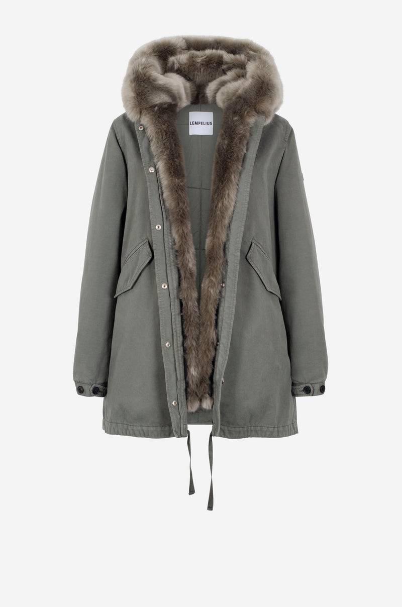 Lempelius Kurze Baumwollparka BYA SKU: 6000234F68S