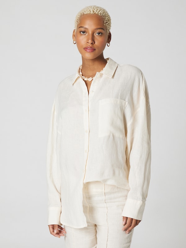 A LOT LESS Blouse 'Glenn' in Beige