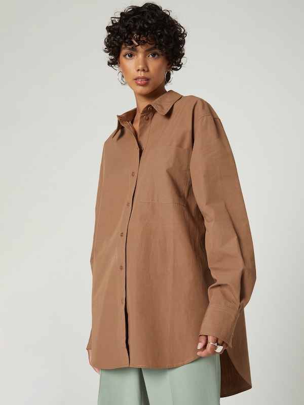 A LOT LESS Blouse 'Sissy' in Light Brown