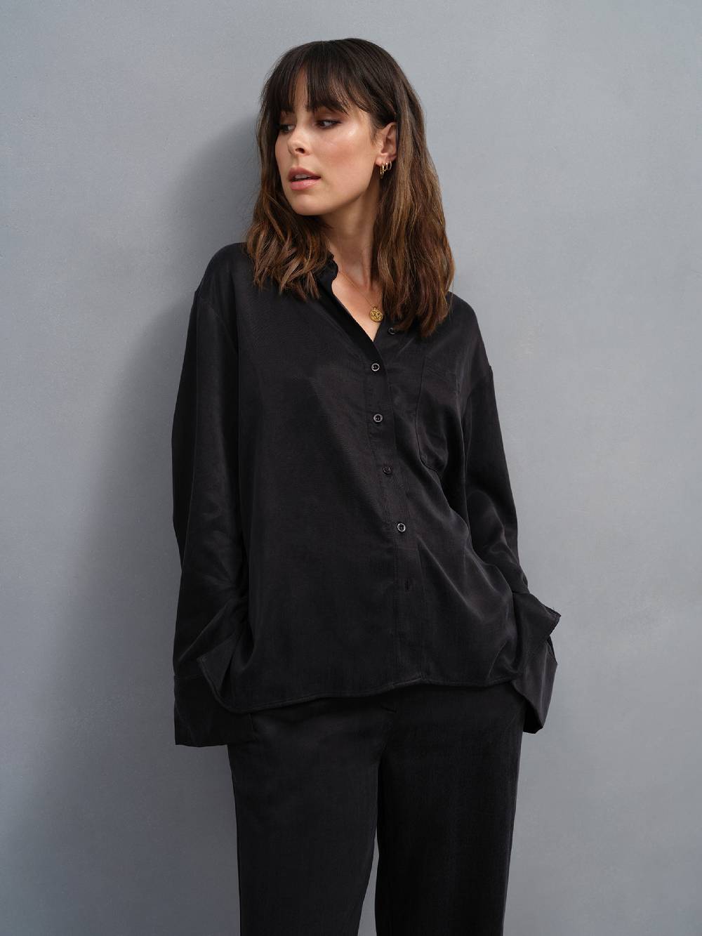 A LOT LESS Blouse 'Viola' In Black