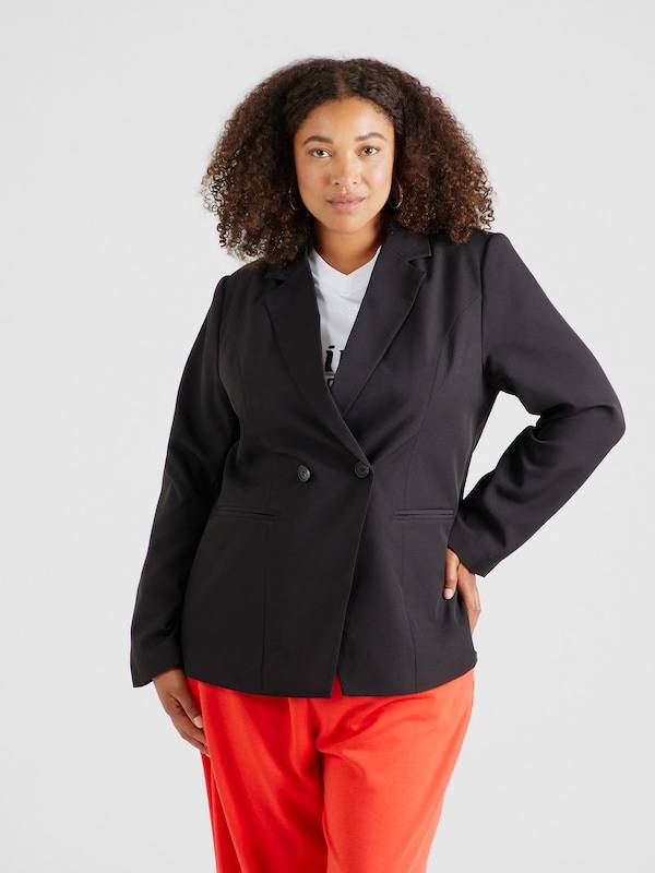 ABOUT YOU Curvy Blazer 'Yara Blazer' in Black