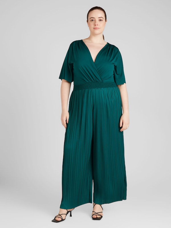 ABOUT YOU Curvy Jumpsuit in Dark Green