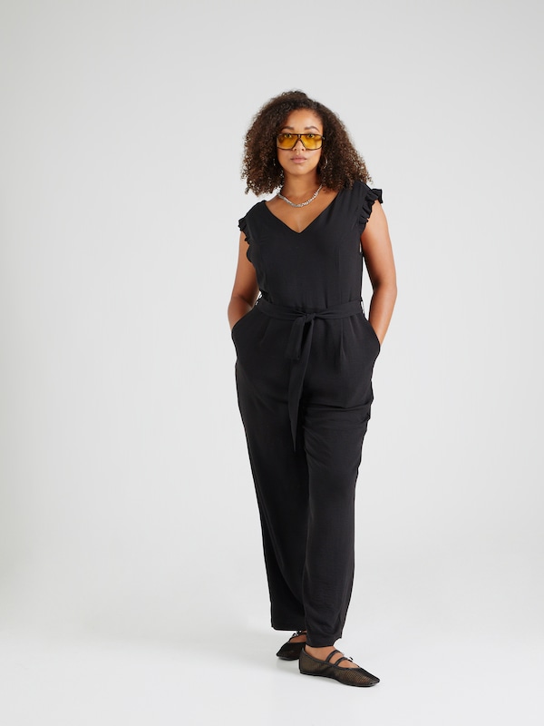 ABOUT YOU Curvy Jumpsuit 'Ragna' in Black