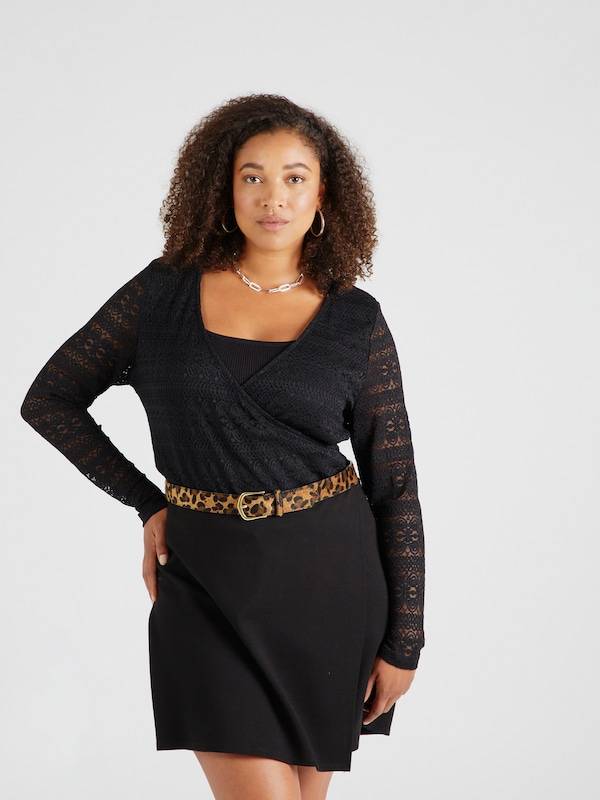 ABOUT YOU Curvy Shirt 'Pamela' in Black