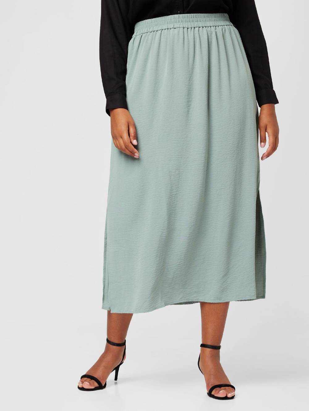 ABOUT YOU Curvy Skirt In Green