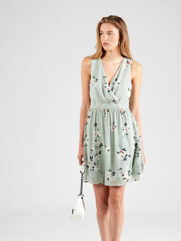 ABOUT YOU Dress 'Cindy' in Light Green, Mixed Colors