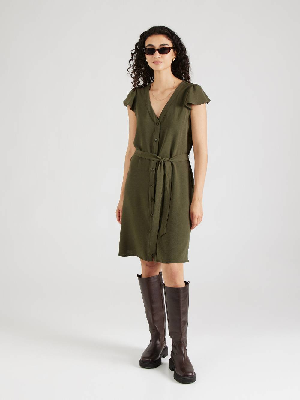 ABOUT YOU Dress 'Malin' In Khaki