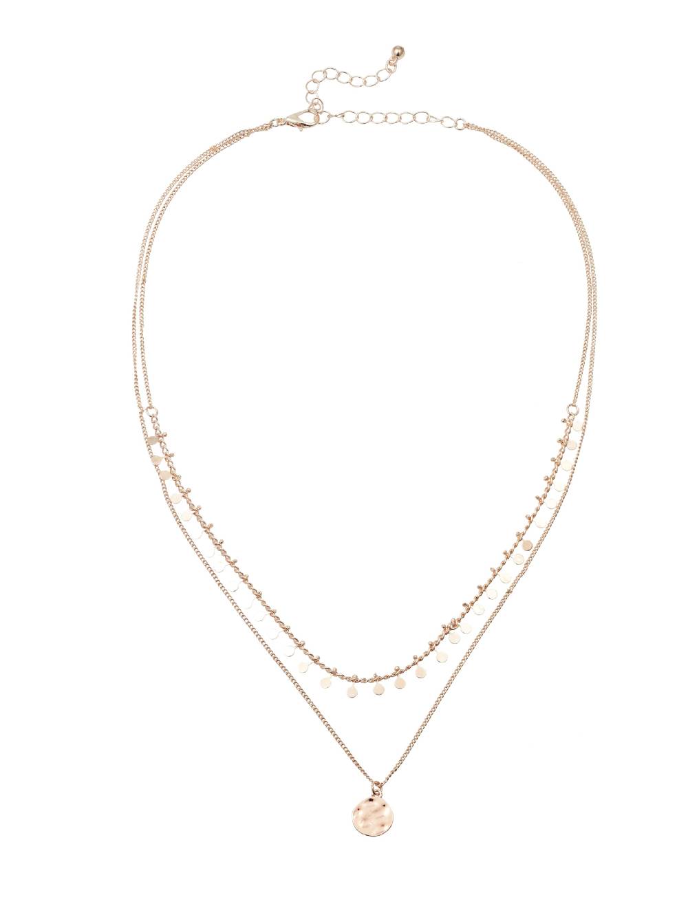 ABOUT YOU Necklace 'Theresa' In Rose Gold