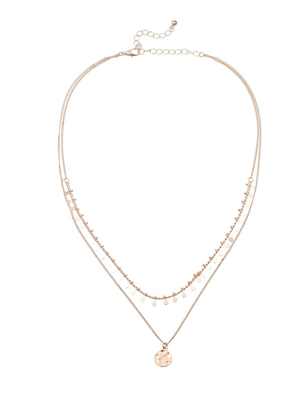 ABOUT YOU Necklace 'Theresa' in Rose Gold
