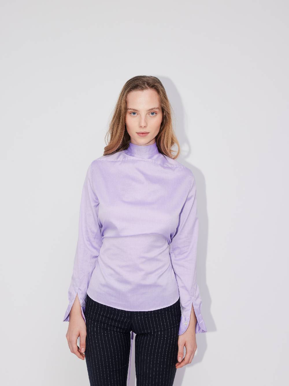 ABOUT YOU REBIRTH STUDIOS Blouse 'Upcycling' In Purple