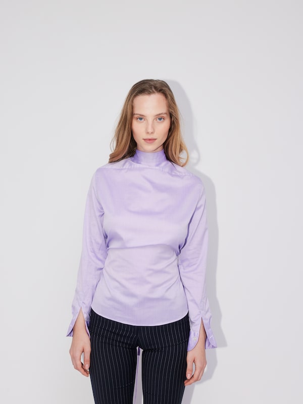 ABOUT YOU REBIRTH STUDIOS Blouse 'Upcycling' in Purple