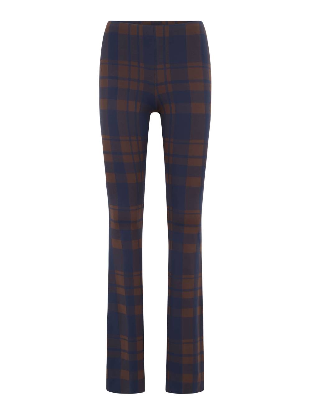 ABOUT YOU REBIRTH STUDIOS Flared Pants 'Livia' In Blue, Brown
