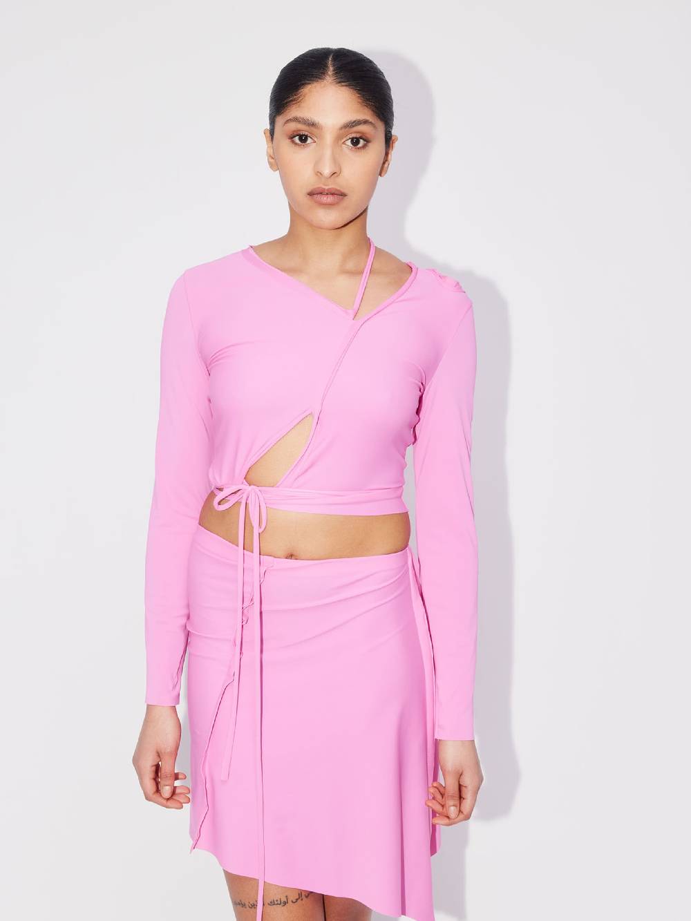 ABOUT YOU REBIRTH STUDIOS Shirt 'Livia' In Pink