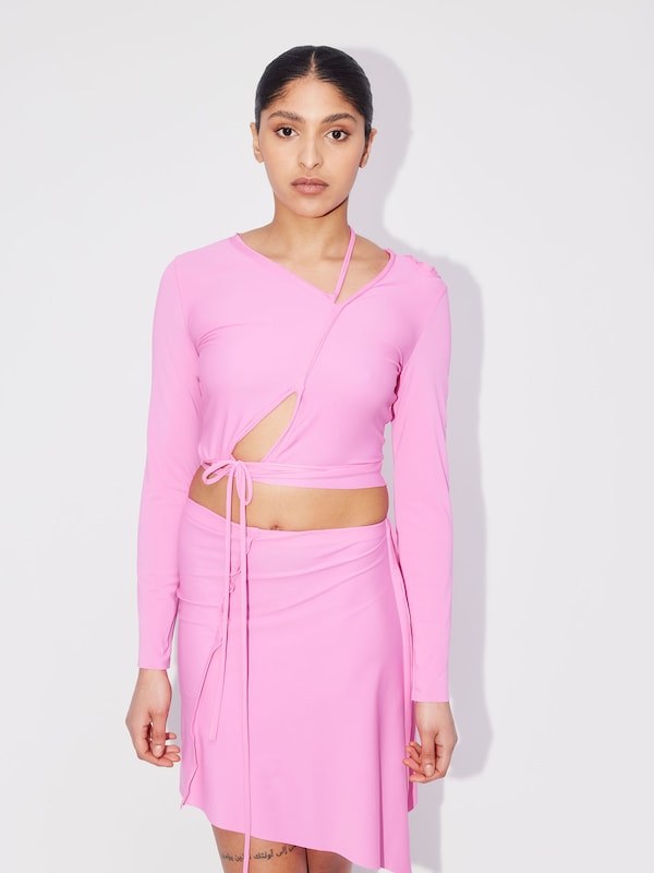 ABOUT YOU REBIRTH STUDIOS Shirt 'Livia' in Pink