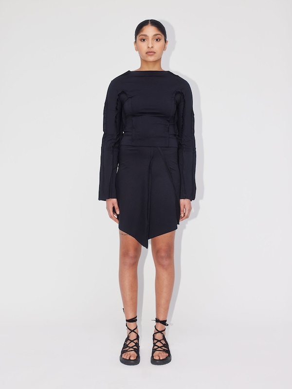 ABOUT YOU REBIRTH STUDIOS Shirt 'Lote' in Black