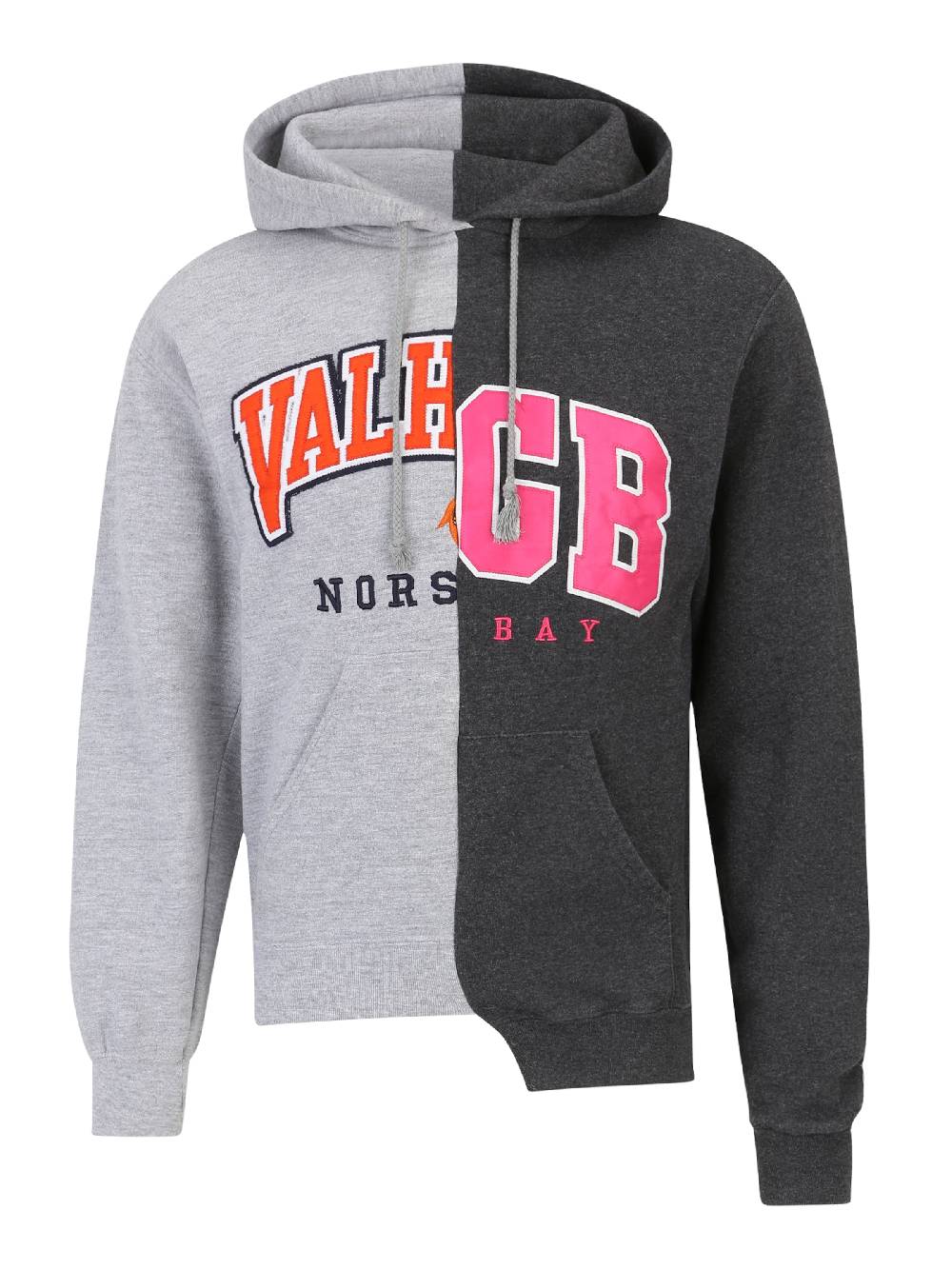 ABOUT YOU REBIRTH STUDIOS Sweatshirt 'BJOERN' In Mottled Grey, Mottled Black