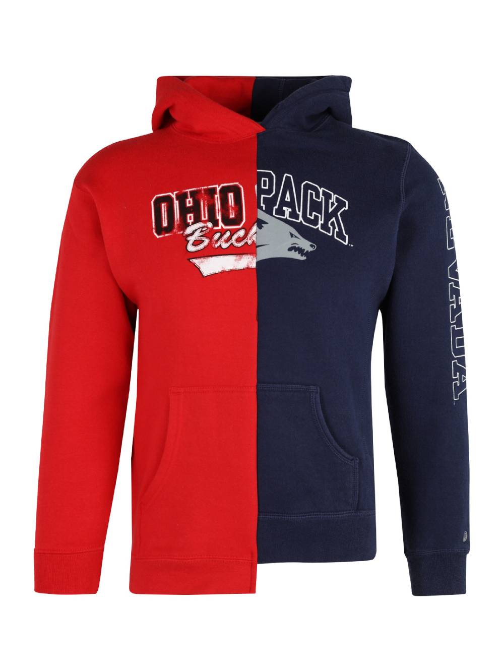 ABOUT YOU REBIRTH STUDIOS Sweatshirt 'BJOERN' In Red, Mottled Black