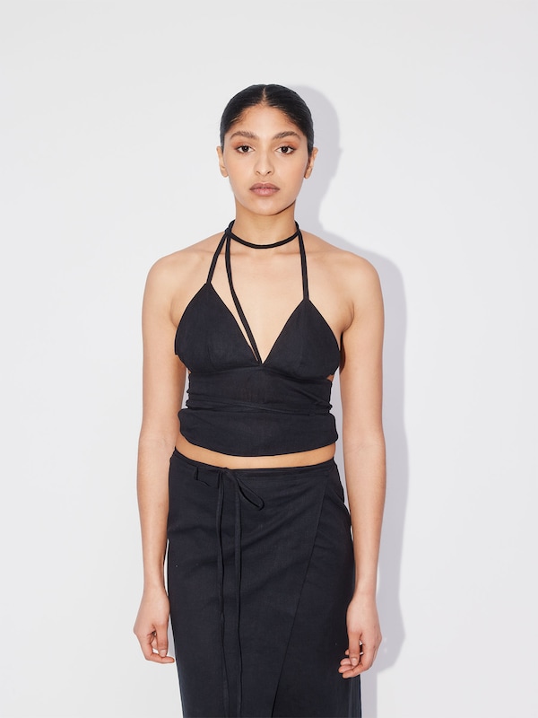 ABOUT YOU REBIRTH STUDIOS Top 'Holiday' in Black