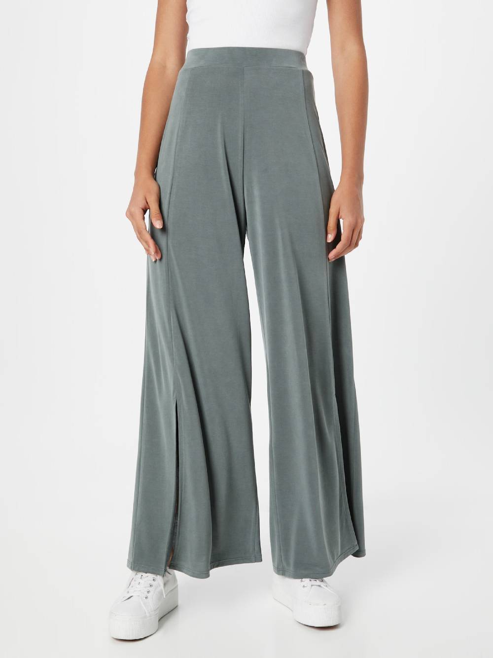 ABOUT YOU Regular Pants 'Caro' In Green