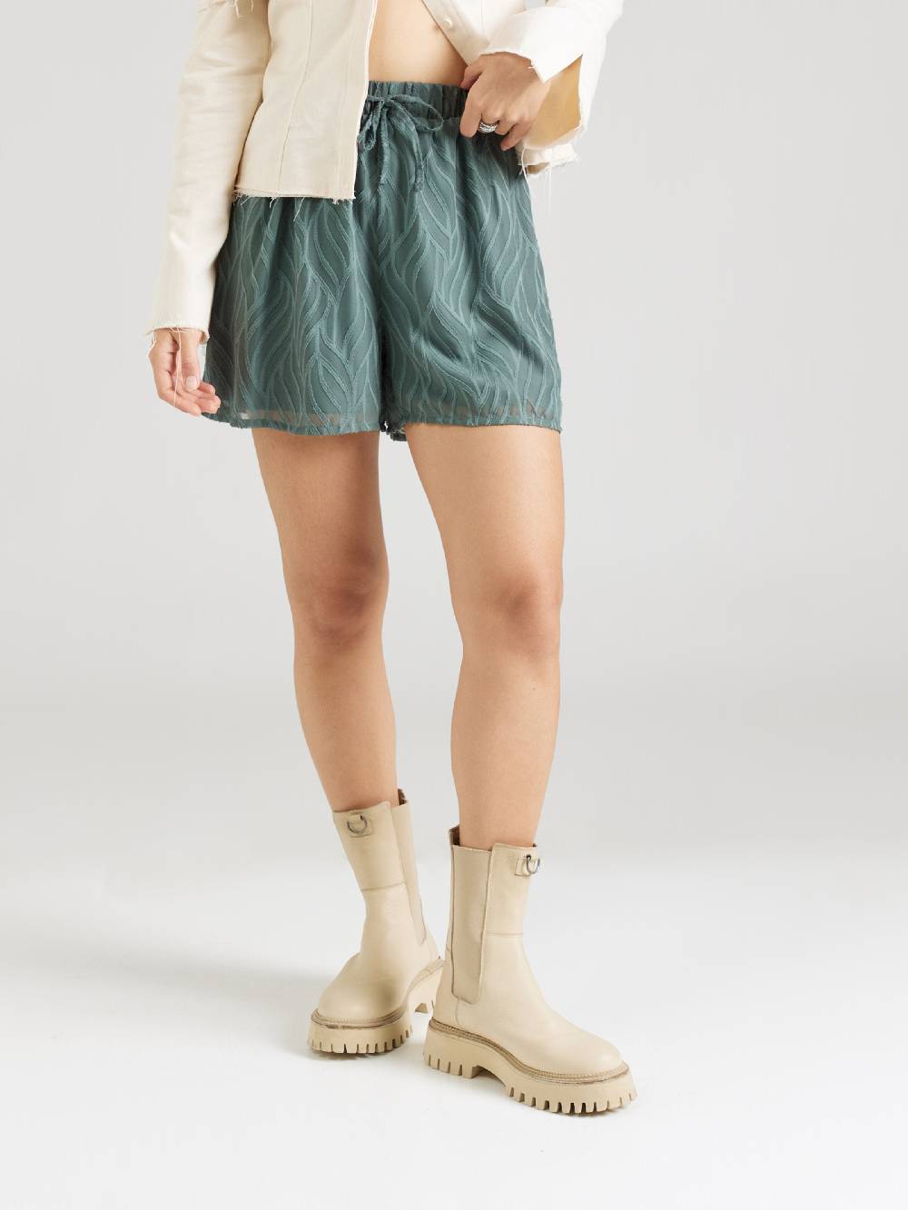 ABOUT YOU Regular Pants 'Heike' In Dark Green